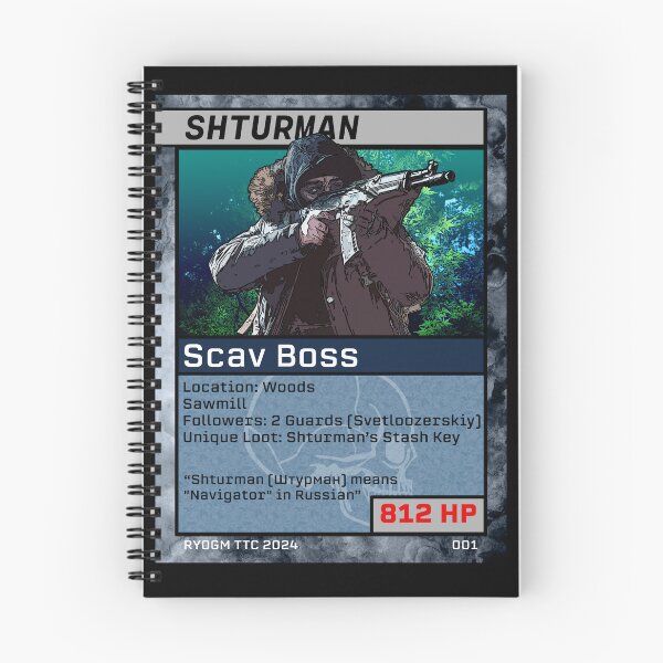 Item preview, Shturman Tarkov Trading Card 001 designed and sold by ryogm.