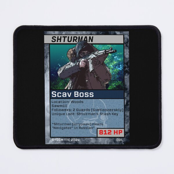 Item preview, Shturman Tarkov Trading Card 001 designed and sold by ryogm.