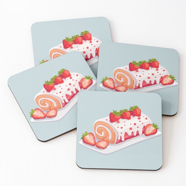 Item preview, Strawberry Roll Cake designed and sold by sakurashorty.