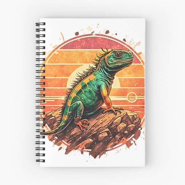 Item preview, a cute Iguanas retro designed and sold by jinmommyonline.