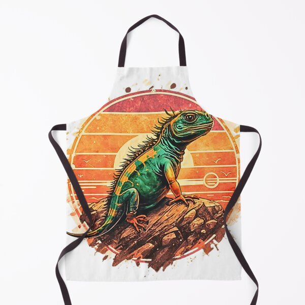 Item preview, a cute Iguanas retro designed and sold by jinmommyonline.