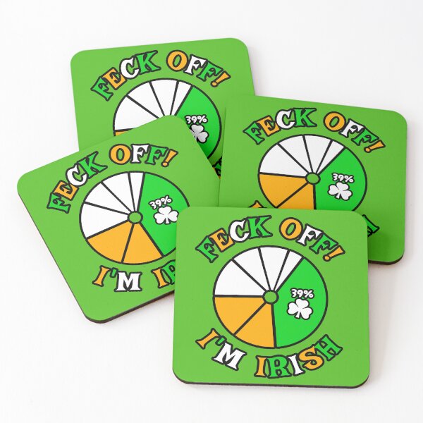 Item preview, FECK OFF I'm 39% Irish designed and sold by mwb1274.