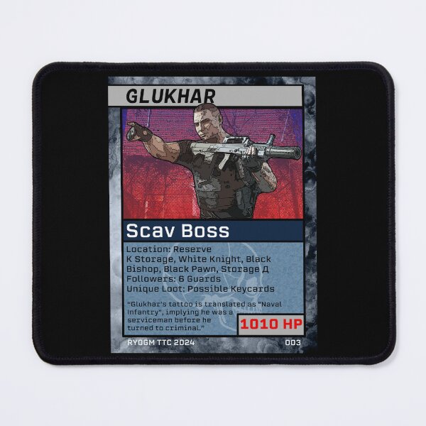 Item preview, Glukhar Tarkov Trading Card 003 designed and sold by ryogm.