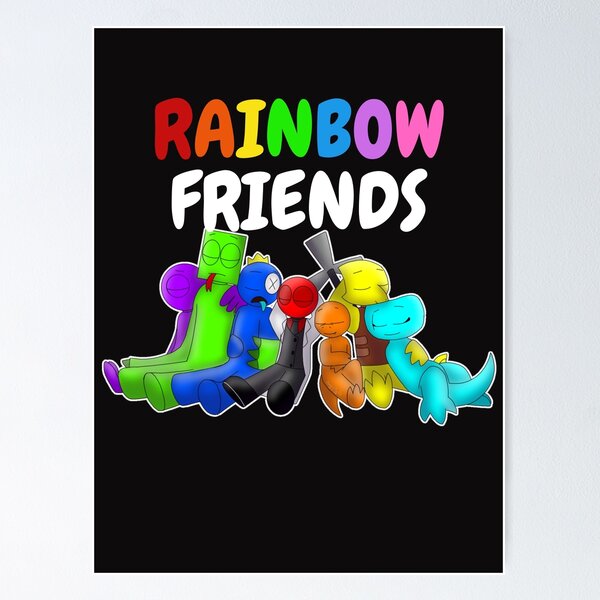 Rainbow Friends Paint Splatter Poster sold by BCallelynx