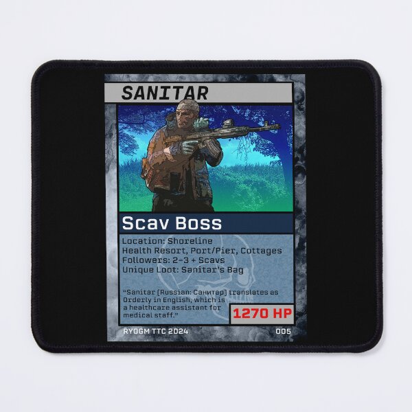 Item preview, Sanitar Tarkov Trading Card 005 designed and sold by ryogm.
