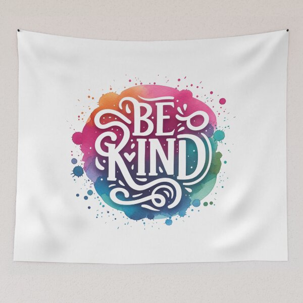 Item preview, Be Kind, Watercolor Motivational Art, Inspirational Message, Teacher Shirt, Teacher Gift, Librarian and Nurse Design designed and sold by ShoniwDesigns.