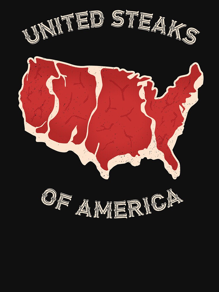 "United Steaks of America" Essential TShirt for Sale by kolbasound