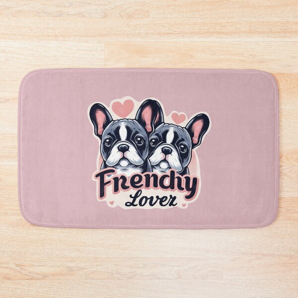 Item preview, Couple of black French bulldog artwork for puppies lovers designed and sold by Tio-Tecun.