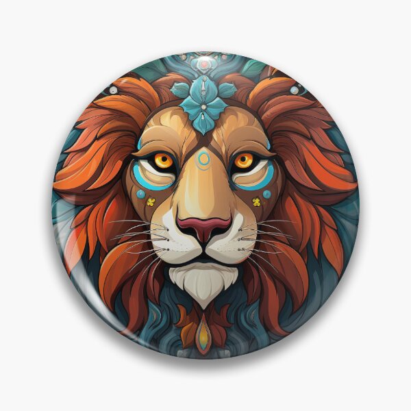 Item preview, Spectacular lion sticker designed and sold by Welnic.