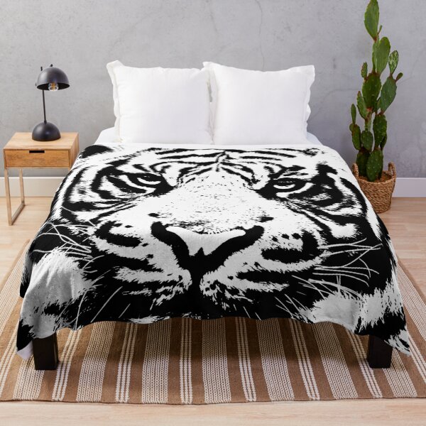 Item preview, Black and White Bengal Tiger designed and sold by KingdomWildlife.