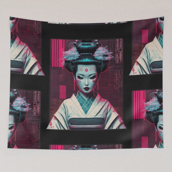 Item preview, Cyber Asian Geisha Girl designed and sold by Mlaniel.
