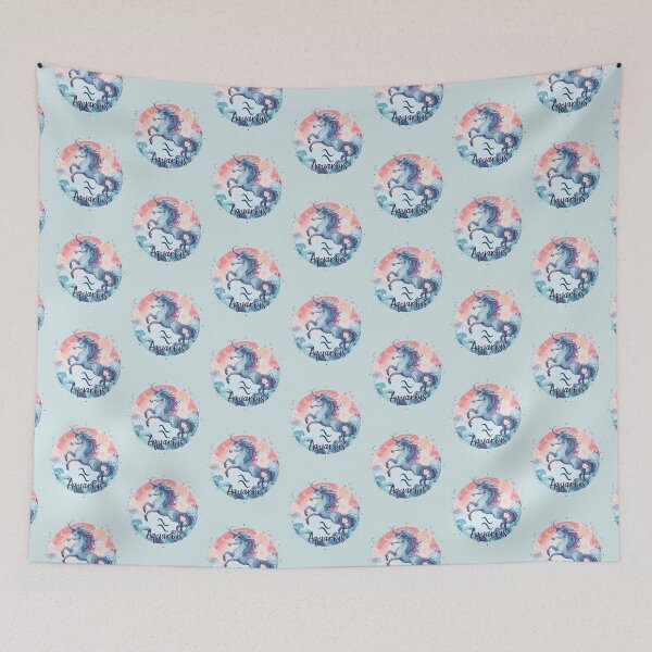 Item preview, Aquarius Zodiac Sign designed and sold by heartsake.
