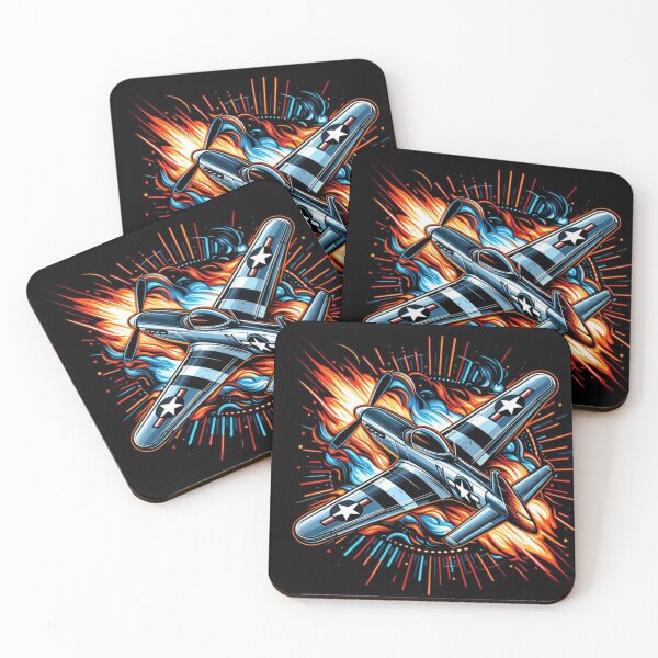 Item preview, Blue style P-51 mustang designed and sold by BeztProductz.