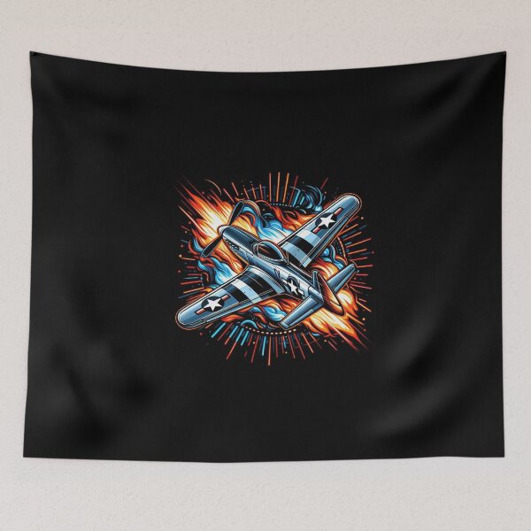 Item preview, Blue style P-51 mustang designed and sold by BeztProductz.