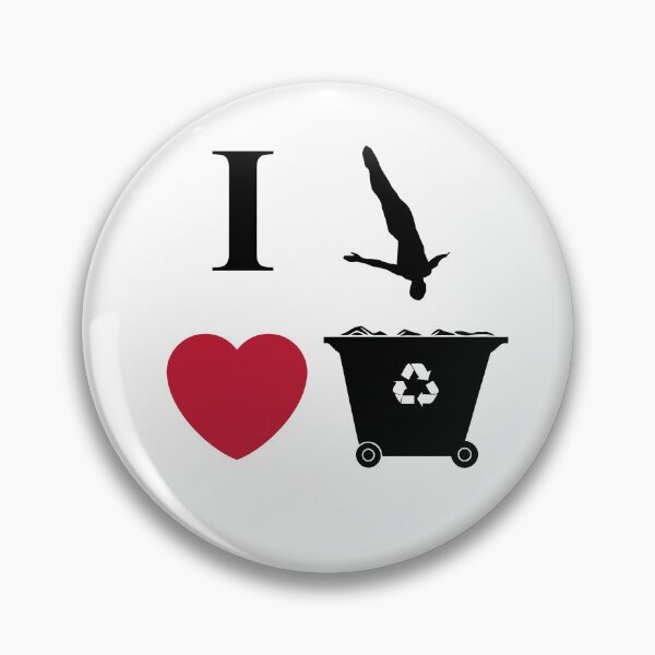 Item preview, I love dumpster diving / I heart dumpster diving / Dumpster diver life designed and sold by clon-dot-net.