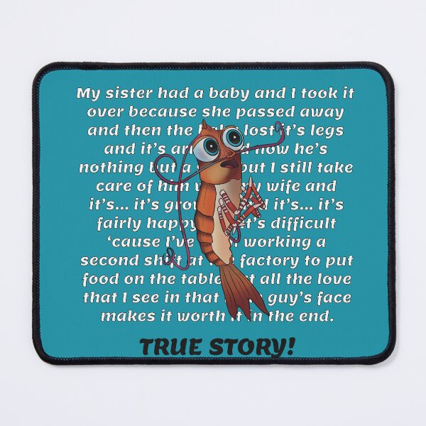 Item preview, Shrimp Sob Story (Shark Tale) designed and sold by daniasdesigns.