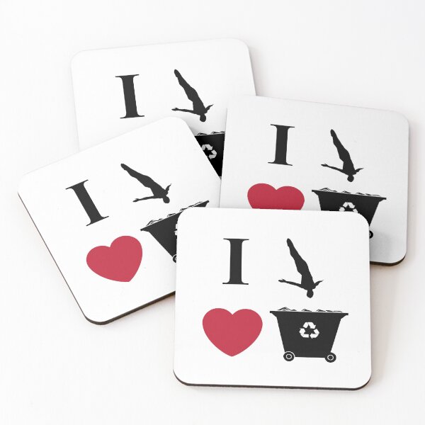 Item preview, I love dumpster diving / I heart dumpster diving / Dumpster diver life designed and sold by clon-dot-net.