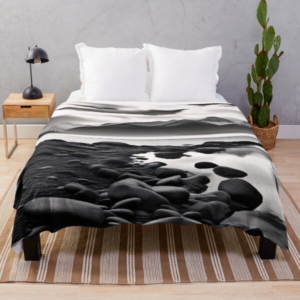 Item preview, Black and White Landscape - Serene Scenery designed and sold by Serenitia.