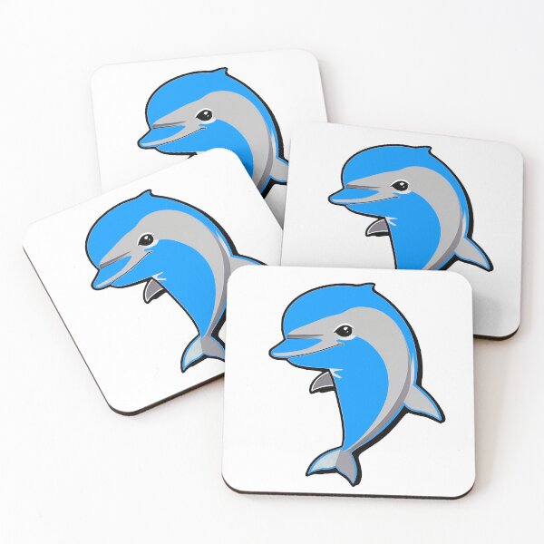 Item preview, The cute blue dolphin designed and sold by AD-Digital-Art.