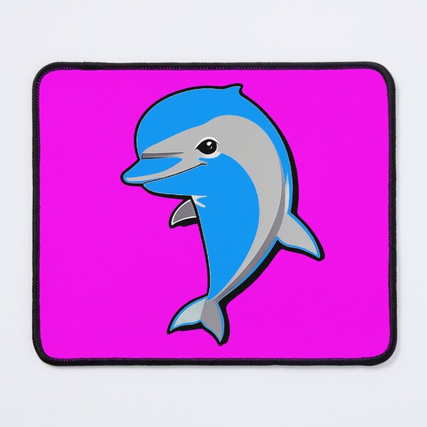 Item preview, The cute blue dolphin designed and sold by AD-Digital-Art.
