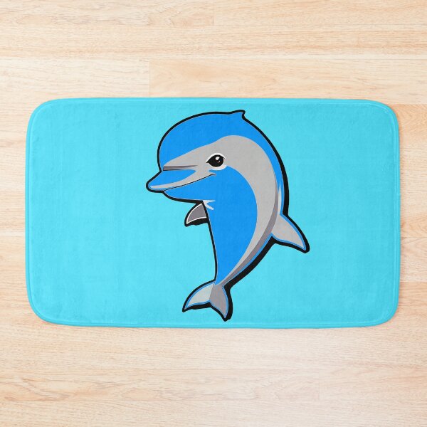 Item preview, The cute blue dolphin designed and sold by AD-Digital-Art.