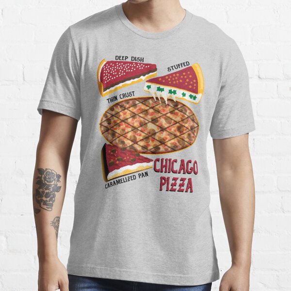 Chicago Pizza Four Styles Essential T-Shirt