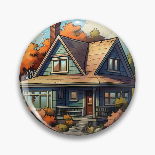 Item preview, Adorable house sticker designed and sold by Welnic.