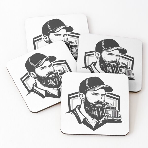 Item preview, Beard man for handsome and fashionable persons designed and sold by vectorillus.