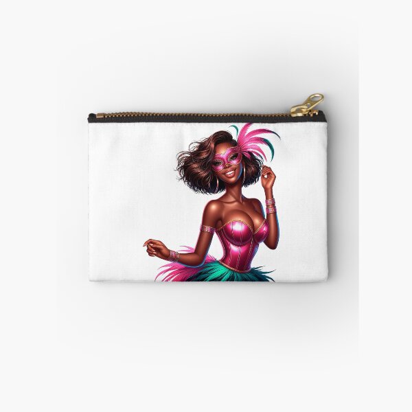 Item preview, Mardi Gras Carnival Afro Lady, Mardi Gras Black Woman, Afro American Girl, Mardi Gras Parade, Mardi Gras Party. designed and sold by gabrielakrall.