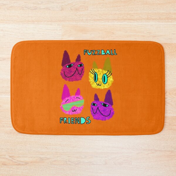 Item preview, Fuzzy Cats FFF Fuzzball Friends Forever! designed and sold by chowlet.