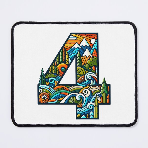 Item preview, Number Four Ever Wild Safari Jungle Colorful 4th Birthday Boy Girl designed and sold by clothesy7.