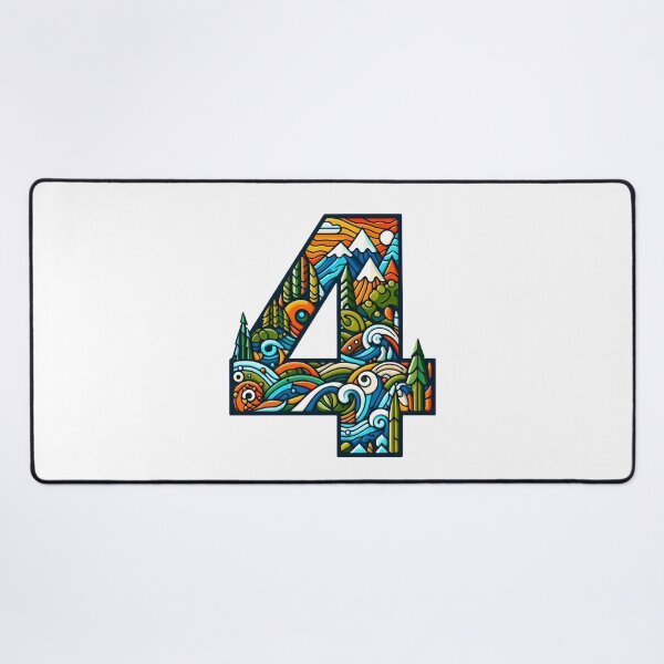 Item preview, Number Four Ever Wild Safari Jungle Colorful 4th Birthday Boy Girl designed and sold by clothesy7.