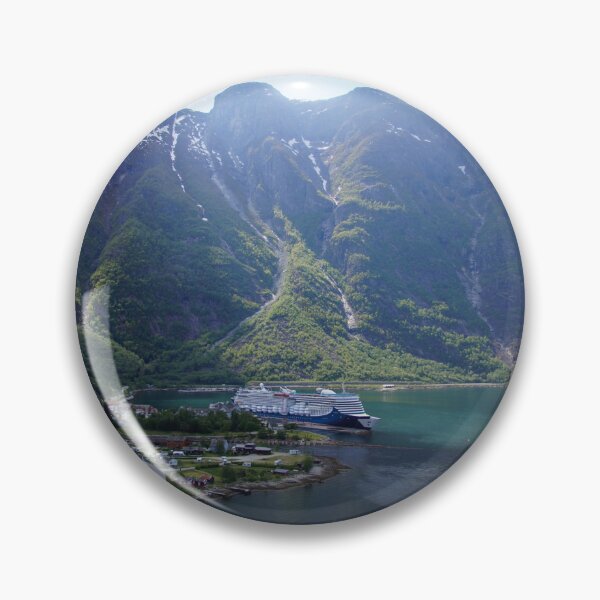 Item preview, Cruise ship in Eidfjord designed and sold by ChicVoyagePics.