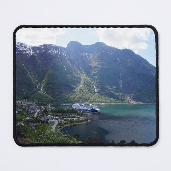 Item preview, Cruise ship in Eidfjord designed and sold by ChicVoyagePics.