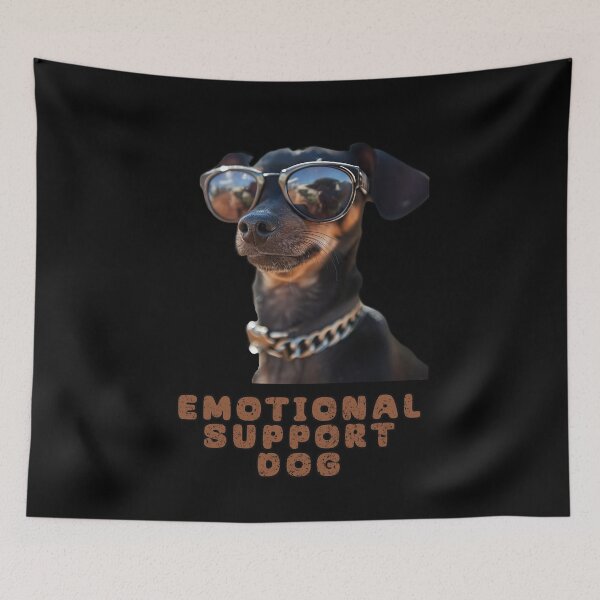 Item preview, Emotional Support Pinscher designed and sold by Yogimeister.