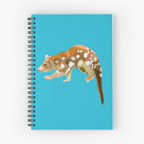 Item preview, T is for Tiger Quoll, Tiger Quoll Illustration – Spotted Australian Marsupial Carnivore Artwork designed and sold by PrettylittlepastelUk.