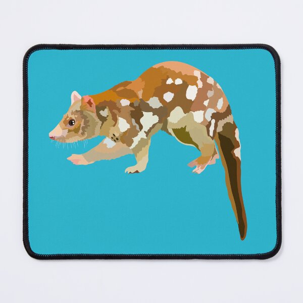 Item preview, T is for Tiger Quoll, Tiger Quoll Illustration – Spotted Australian Marsupial Carnivore Artwork designed and sold by PrettylittlepastelUk.