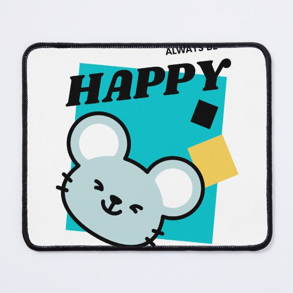 Item preview, Always be happy cute mouse face designed and sold by Culmika.