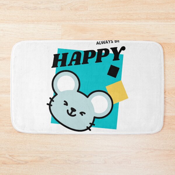 Item preview, Always be happy cute mouse face designed and sold by Culmika.