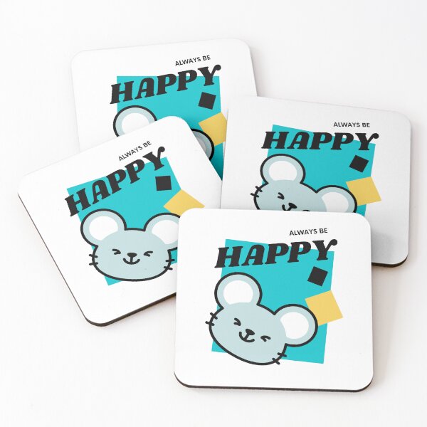 Item preview, Always be happy cute mouse face designed and sold by Culmika.