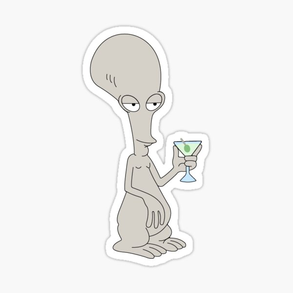 Vista previa del artículo con la obra «Roger el alienígena #2», diseñado y vendido por PersonaFactory.