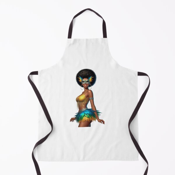 Item preview, Carnival Black Woman, Carnival Girl, Afro American Girl, Mardi Gras Parade, Mardi Gras Party. designed and sold by gabrielakrall.