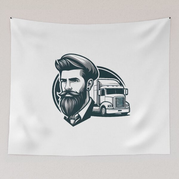 Item preview, Beard man for handsome and fashionable persons designed and sold by vectorillus.