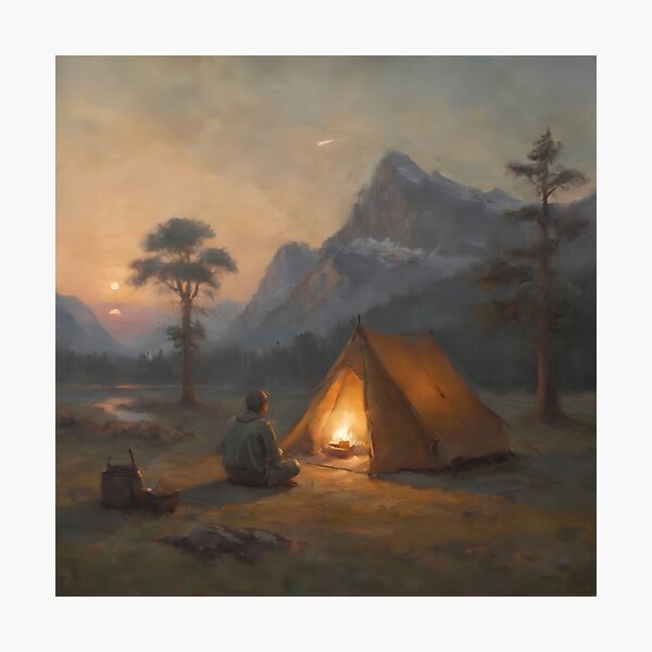 Item preview, Camp designed and sold by byteoncanvas.