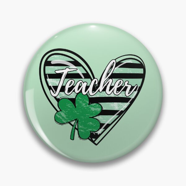Item preview, St. Patrick's Day Shamrock Teacher Heart  designed and sold by SunfullyYours.