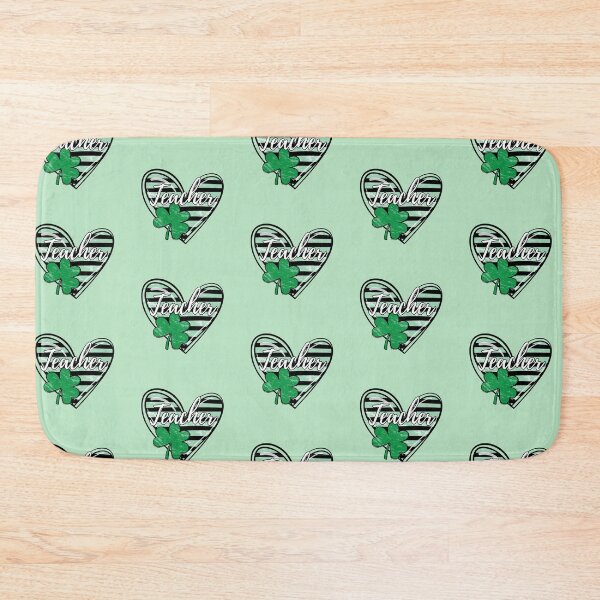 Item preview, St. Patrick's Day Shamrock Teacher Heart  designed and sold by SunfullyYours.