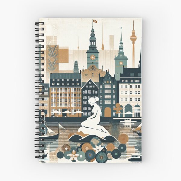 Item preview, Copenhagen Calm: Japandi-Inspired City Harmony designed and sold by MythicBiscuit.