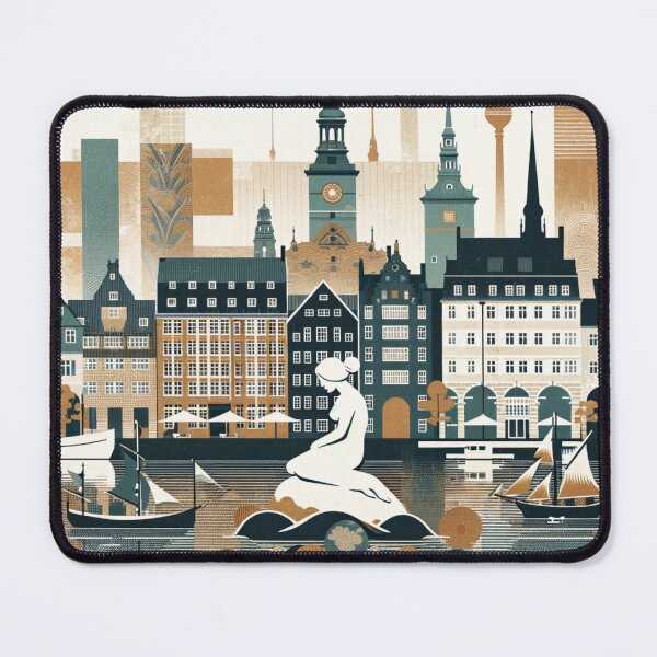 Item preview, Copenhagen Calm: Japandi-Inspired City Harmony designed and sold by MythicBiscuit.