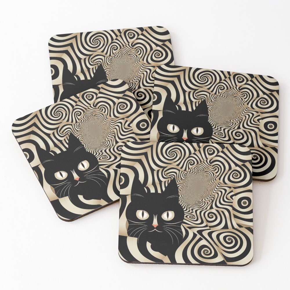 Item preview, Coasters (Set of 4) designed and sold by RaveAnimals.