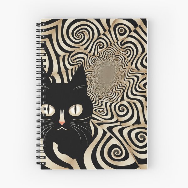 Artikelvorschau, Eine hypnotische Katze entworfen und verkauft von RaveAnimals.